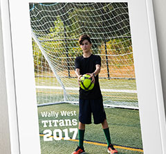 Custom poster mockup